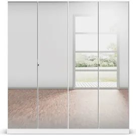 Rauch Reflect, mit Spiegelfront, inkl. praktischer Inneneinteilung weiß