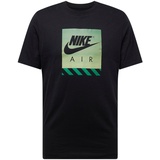 Nike T-Shirt CONNECT, - Schwarz,Hellblau - XL