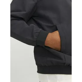 Jack & Jones PlusSize JJERUSH HOOD BOMBER schwarz 4XL