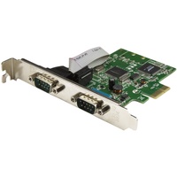 Startech StarTech.com 2 Port PCI Express Seriell Karte mit 16C1050 UART - RS232 - PCIe Seriell mit Dual Channel 16C1050 UART