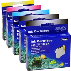 5er Set D&C Tinte für Expression Home XP-5155 Druckerpatronen kompatibel XP5155 Drucker