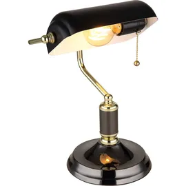 GLOBO Bankerlampe Gold