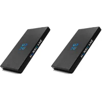 HURRICANE GD25612 Externe Festplatte 1TB 2,5" USB 3.0 – Tragbare HDD, Backup Festplatte extern für PC, Laptop, Smart-TV, PS4, PS5, Xbox kompatibel mit Windows, mac, Linux (Packung mit 2)
