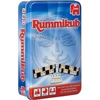 Jumbo Spiele Original Rummikub Kompakt in Metalldose - der Spieleklassiker