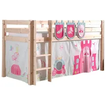 58 aufm Kessel Kinderbett Karolina 90 x 200 cm Massivholz natur beige