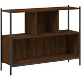 vidaXL Bücherregal Braun Eichen-Optik 102x28x77,5 cm Holzwerkstoff