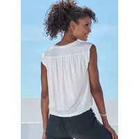 LASCANA Shirttop Damen schwarz, creme Gr.40/42