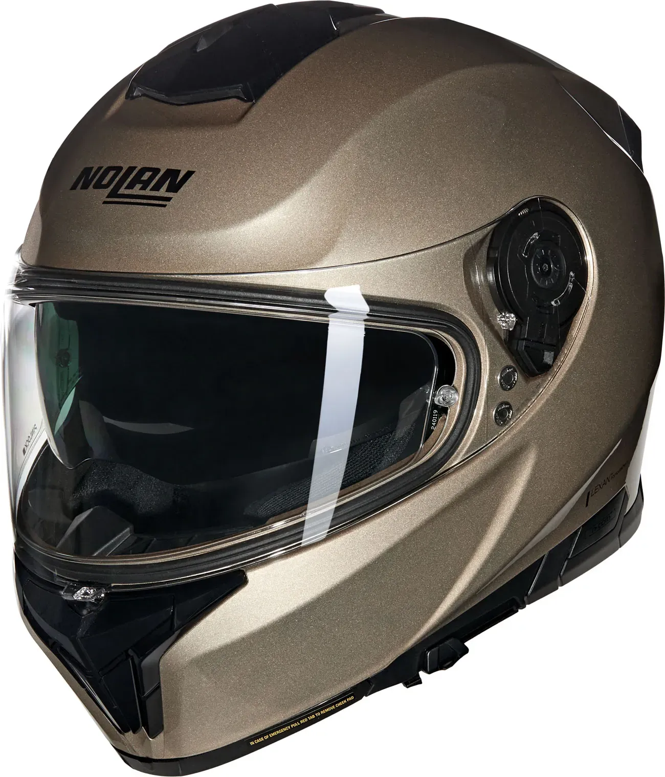 Nolan N80-8 Classico Nobile 316, casque intégral - Beige/Gris - M