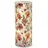 Formano LED Deko Licht Blumenzeit Zylinder Glas 20 cm Blumen Motiv Timer 6h/18h batteriebetrieben (3× AA), stimmungsvolles Ambientelicht für Tisch, Fensterbank & Regal