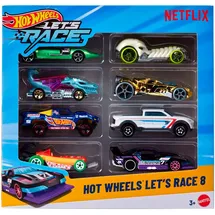 Hot Wheels Spielzeugautos Let’s Race 8er-Pack, Netflix Serie