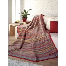 IBENA Jacquard Decke Malang Kuscheldecke 100 x 150 cm Bunt