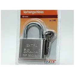 Vorhängeschloss 60mm Schließzylinder Bolzen Schließbügel 4 Schlüssel