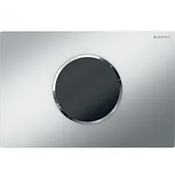 Geberit WC-Steuerung 115908KN6 Batteriebetrieb, 2-Mengen-Spülung, mattverchromt