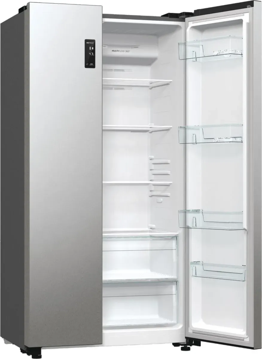 Side-by-Side Kühl-/ Gefrierkombination 358 l / 192 l 254 kWh NoFrost 1786 mm x 915 mm  NRR9185DAXL (Silber) 