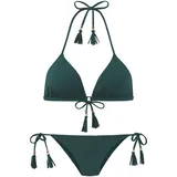 ELBSAND Triangel-Bikini Damen Grün 42 Cup A/B