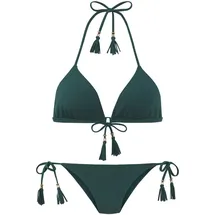 ELBSAND Triangel-Bikini Damen Grün 42 Cup A/B