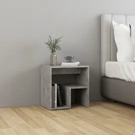 vidaXL Nachtschrank Betongrau 40 x 30 x 40 cm Grau