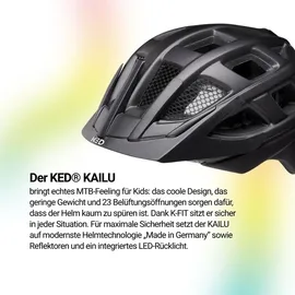 KED Kailu S 49-53 cm Kinder schwarz 2021