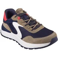 Skechers FURY FURY LACE LOW Sneaker Gepolsterte Skechers Air-Cooled Memory Foam-Innensohle beige|blau 40 EU