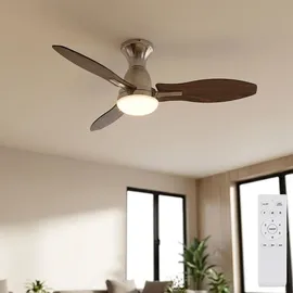 GLOBO LIGHTING 107 cm Deckenventilator Braun