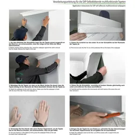 HEXIM selbstklebende Isoliertapete 1,82 m2 Wandisolierung 280x65cm schalldämmend 4mm dekorativ 2in1 Tapete Dämmung Isoliereffekt (1 Rolle Zementgrau, grau