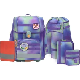 Lässig Boxy 7-tlg. Gradient Green/Purple