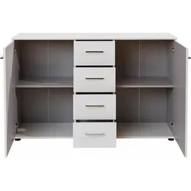 WIMEX Kombikommode 130 x 82 x 41 cm Weiß