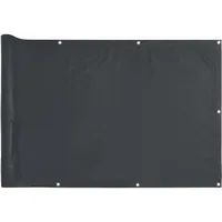vidaXL Balkon-Sichtschutz 500 x 120 cm Grau PVC