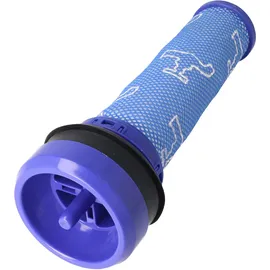 AccuCell Staubsaugerfilter für Staubsauger wie Dyson 923413-01, 92341301 , Vormotor-Filter, Gummi / Kunststoff / Mikrovlies