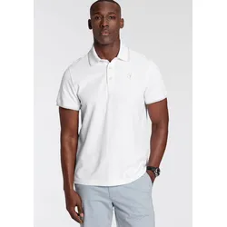 Poloshirt, Kurzarm, lockere Passform, Polokragen, für Tennis oder Golf, Gr. XXL (60/62), weiss, , 57526524-XXL