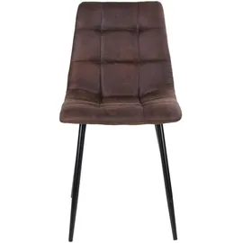 VCM ebuy24 Esszimmerstuhl Midde Braun, Holzwerkstoff, 1-Sitzer, 44x86x55 cm, Esszimmer, Stühle, Esszimmerstühle, Vierfußstühle