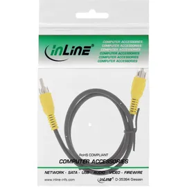 InLine Cinch Kabel  RCA(M) - RCA(M) 5,0 m gelb