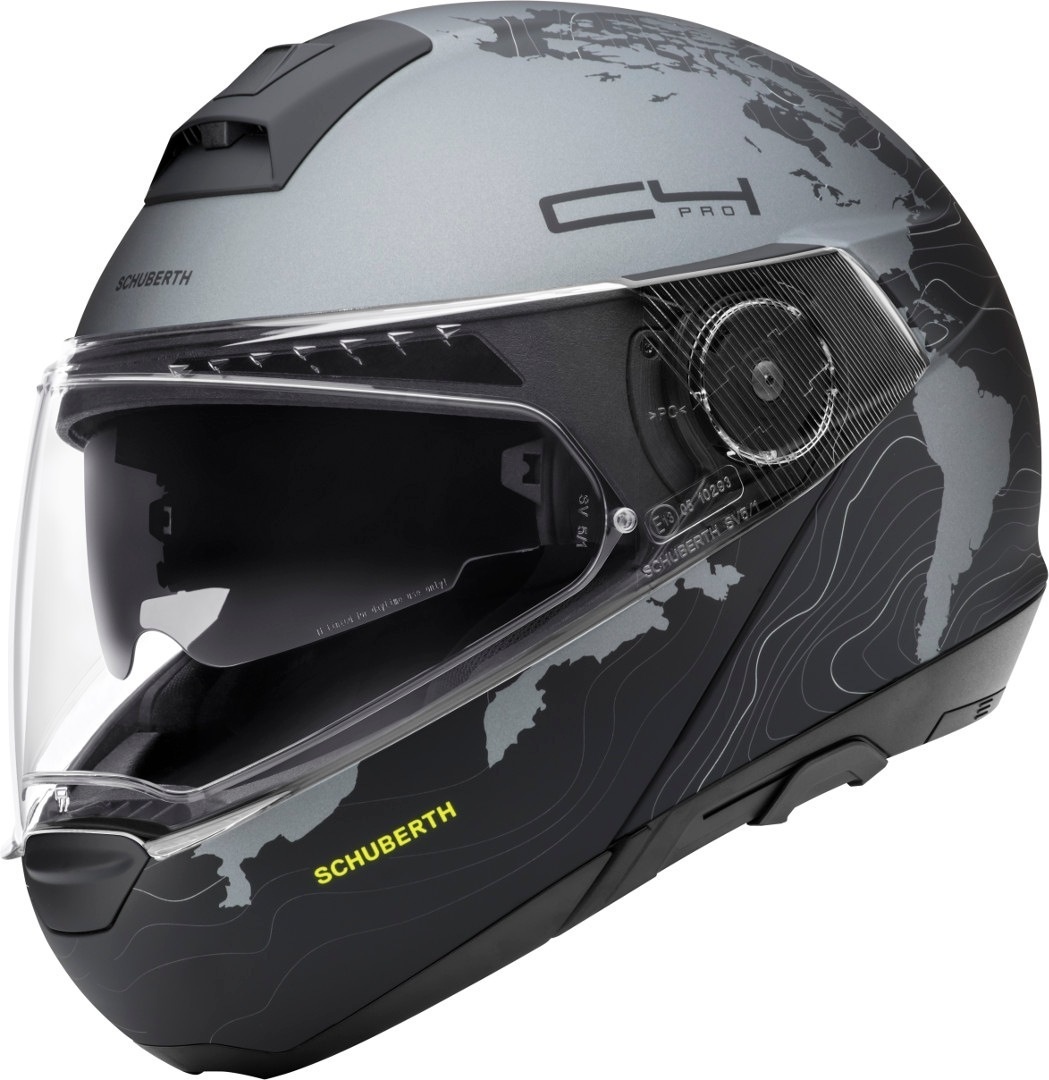 Schuberth C4 Pro Magnitudo Klapphelm, schwarz, Größe 53 für Männer