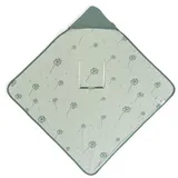 zamboo Einschlagdecke - leichte Kuscheldecke für Babyschalen - Mint Grün