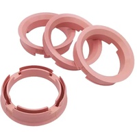 KONIKON 4X Zentrierringe 72,6 x 57,10 mm Rosa Felgenringe Adapterringe für Verschiedene Felgen passend für BMW, Audi, VW, Seat, Skoda