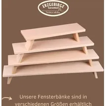 weigla günter gläser leuchtenherstellung Schwibbogen-Fensterbank, 70 cm, beige, Weigla