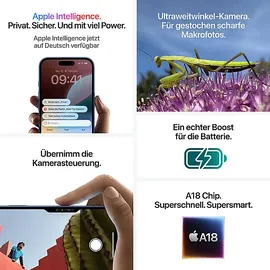 Apple iPhone 16 Plus 256 GB Schwarz