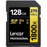 Lexar Professional SDXC 128GB 1800x UHS-II V60