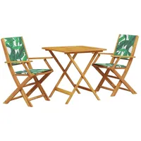 vidaXL Bistro-Set 3-tlg. Grün