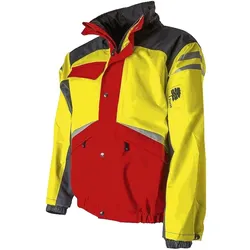 Arbeitsjacken Forst Comfort blau/rot/schwarz/gelb - 290001-M - blau/rot/schwarz/gelb