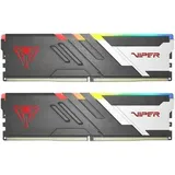 Patriot Viper Venom RGB 2 x 16GB, 6000 MHz, DDR5-RAM, DIMM, Schwarz,