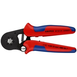 Knipex Aderendhülsenzange Aderendhülsenzange Gesamt-L.180mm 0,08-10,0 (AWG 28-7)mm2 brün.Mehr