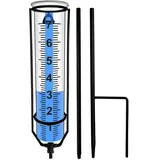 Regenmesser - Regenmesser am Fuß - Niederschlagsmesser - Regenmesser mit Erdspieß