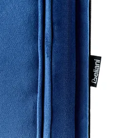 Beliani Ausziehbett MONTARGIS 90 x 200 cm marineblau