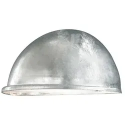 Wandleuchte Torino galvanisiert, gefrostetes Acrylglas