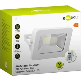 goobay LED-Außenstrahler 20 W Aluminium/IP65 weiß
