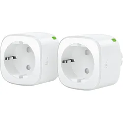 EVE 2er Pack Eve Energy (Matter) Smarte Steckdose, Weiß