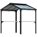 CANOPIA Aluminium Grillpavillon Austin BBQ 2400 2,4 x 1,8 x 2,5 m anthrazit