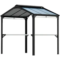 CANOPIA Aluminium Grillpavillon Austin BBQ 2400 2,4 x 1,8 x 2,5 m anthrazit