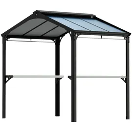 CANOPIA Aluminium Grillpavillon Austin BBQ 2400 2,4 x 1,8 x 2,5 m anthrazit